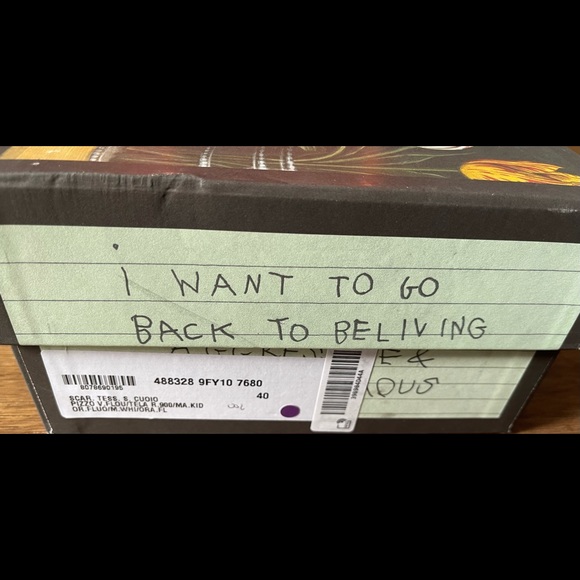 GUCCI-AUTHENTIC (NWT) Orange Lace & Crystal Buckle  Mary-Jane Heels! - Picture 13 of 16